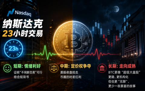 纳斯达克要搞23小时交易，币圈和全球股市会怎样？