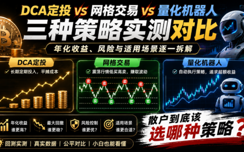 DCA定投、网格交易、量化机器人：三种策略回测实测，散户到底该选哪个？