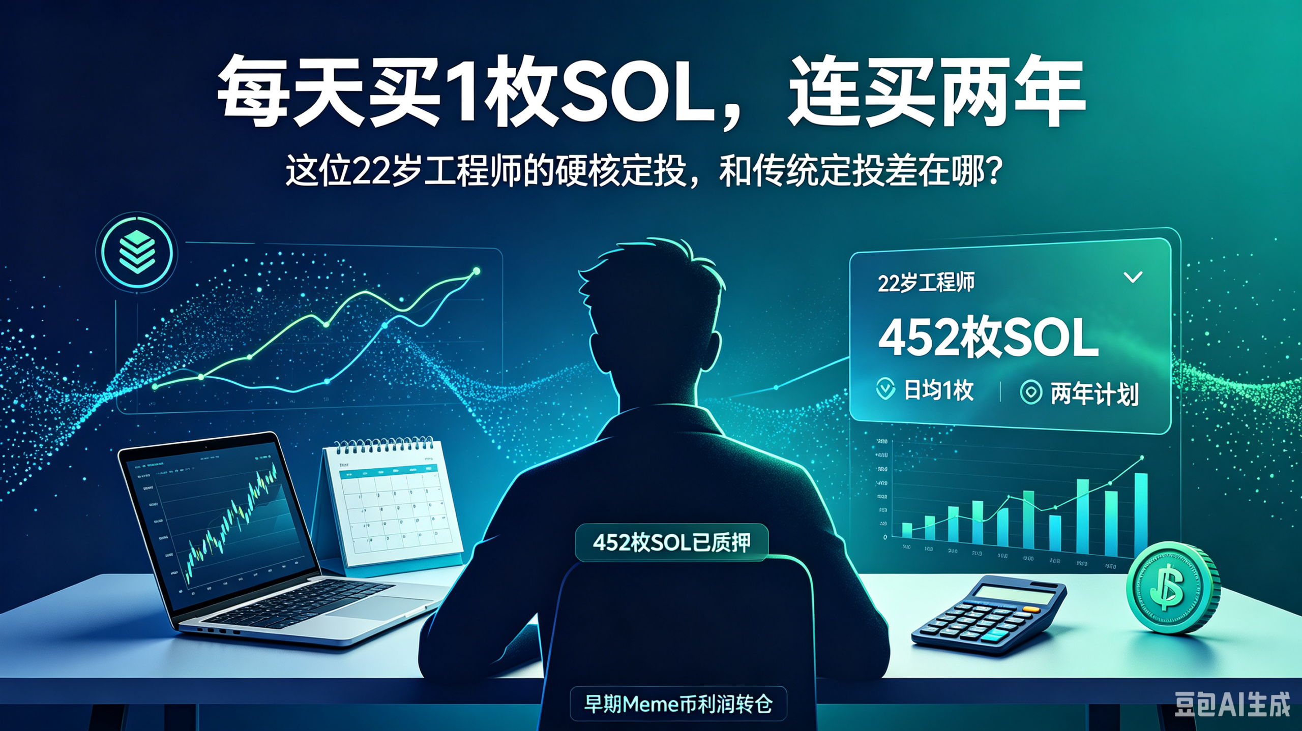 每天买1枚SOL连买两年：这位22岁工程师的"硬核定投"，和传统定投差在哪？