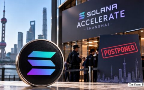 Solana上海活动开场当天被叫停：陆家嘴大屏广告、现场执法人员和CZ的一声追问